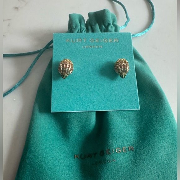 Kurt Geiger Crystal Eagle Earrings - Picture 6 of 7